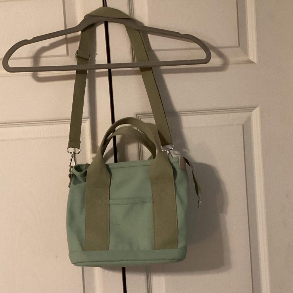 Mint Green Canvas  Bag